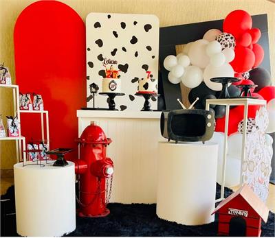 Decoração de festa tema Dálmatas