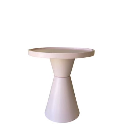 Boleira cogumelo rosa metálico P 16cm D x 14cm A para alugar em ARACAJU/SE