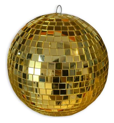 Globo Dourado 30cm  para alugar em ARACAJU/SE