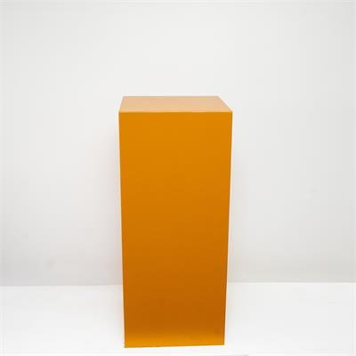 Cubo MDF Laqueado Azul Space Alto  80x34 para alugar em Piracicaba/SP