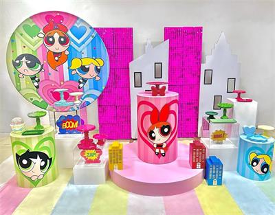 Decoração de festa tema Meninas Superpoderosas