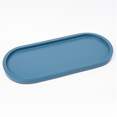 Cubo MDF Laqueado Azul Space Alto  80x34 para alugar em Piracicaba/SP