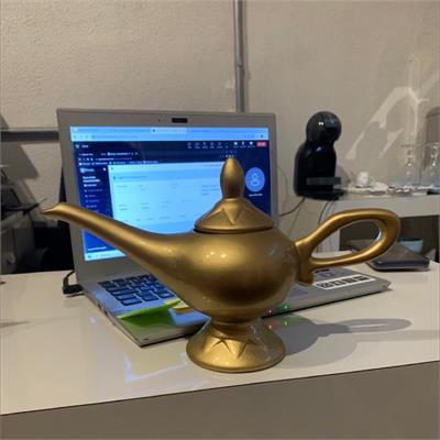 BONECO GÊNIO DO ALADIN EM PELUCIA (50 CM ) para alugar em São Bernardo do Campo/SP