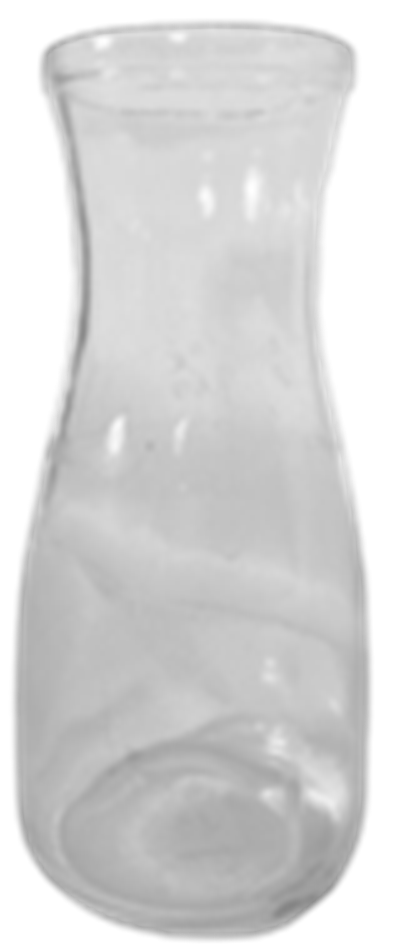 Vaso de vidro 22x6,5cm para alugar em Volta Redonda/RJ