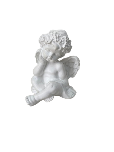 Anjo de Gesso Debruçado 1 P para alugar em Campinas/SP