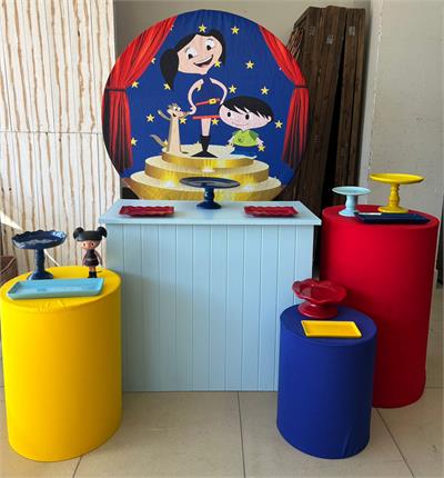 Decoração de festa tema Show da Luna