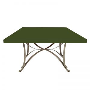 MESA VENEZA PE CAPUC TAMPO QUADRADO REVESTIDO AZUL  1.60X1.60 para alugar em Ribeirão Preto/SP