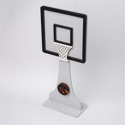 Cesta Bola de Basquete MDF  para alugar em Piracicaba/SP
