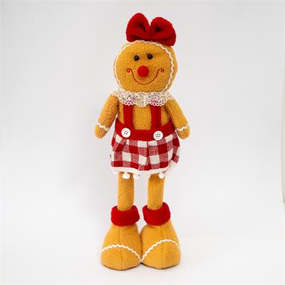 GINGERBREAD BONECO PELUCIA EM PE COLETE XADREZ para alugar em Piracicaba/SP