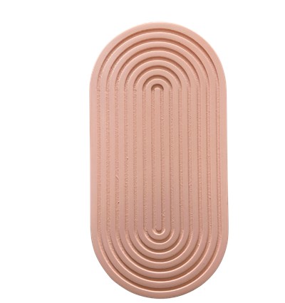 Bandeja orgânica com pé granizo 22,5 cm C x 5,5 cm A para alugar em ARACAJU/SE