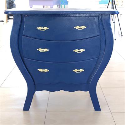 Cômoda de Pinus Pegbord Azul Claro para alugar em Limeira/SP