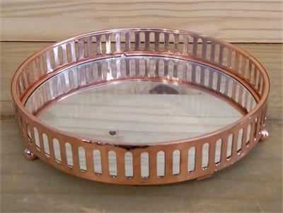 VASO EM VIDRO ROSE GOLD (12A X 4D) para alugar em São Bernardo do Campo/SP