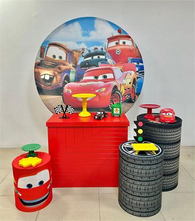 Decoração de festa tema Carros McQueen