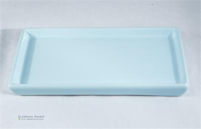 PRATO AZUL MILENA P 9X19CM para alugar em MACAE/RJ