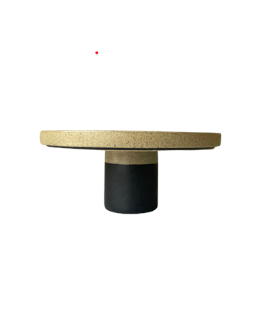 Boleira preta fosco com detalhes arreia 18cm D x 11cm A para alugar em ARACAJU/SE