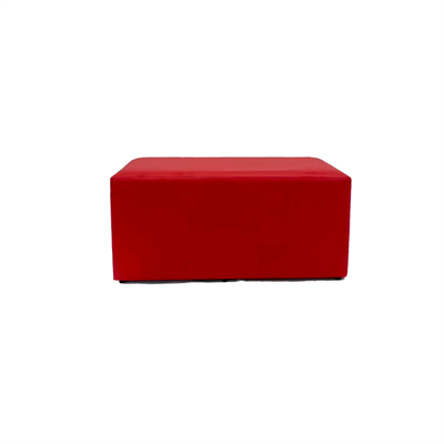 Puff Meia Lua Vermelho para alugar em São Paulo/SP