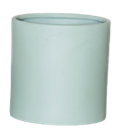 Vaso cerâmica verde claro M 14,5cm para alugar em Volta Redonda/RJ