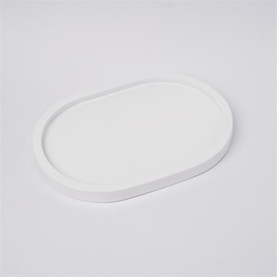 COMODA OVAL RIPADA MAD LAQUEADA VERDE CHA  1,00X40 para alugar em Piracicaba/SP