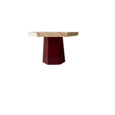 Boleira sextavada bordô G 21cm D x 16cm A para alugar em ARACAJU/SE