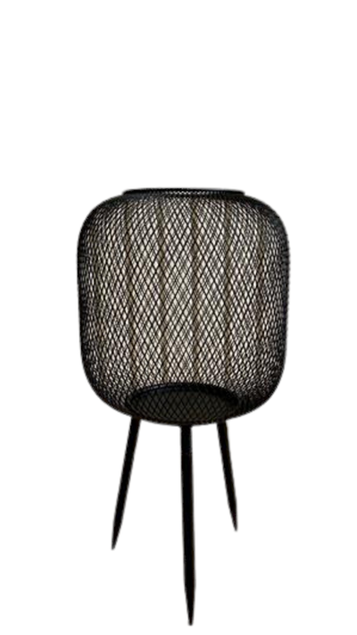 Mesa de ferro preta com quatro pés 39cm D x 51cm A para alugar em ARACAJU/SE