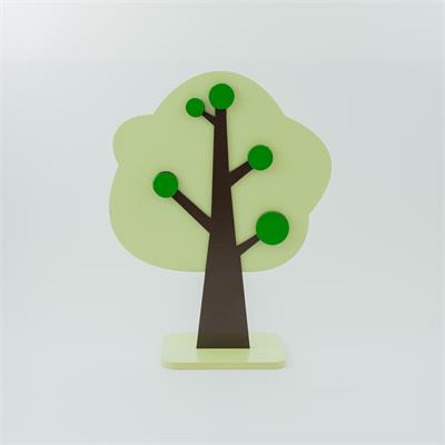 Display Arvore Verde Claro Oval P para alugar em Piracicaba/SP