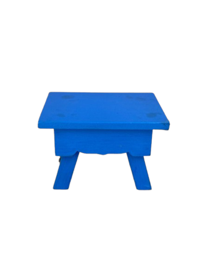 Suporte quadrado Laranja Neon P MDF para alugar em Campinas/SP