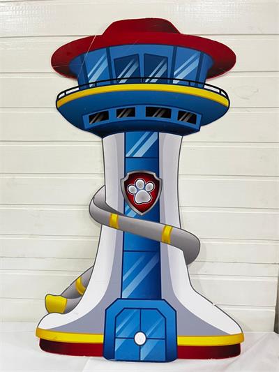 Totem PVC Torre Patrulha Canina PK para alugar