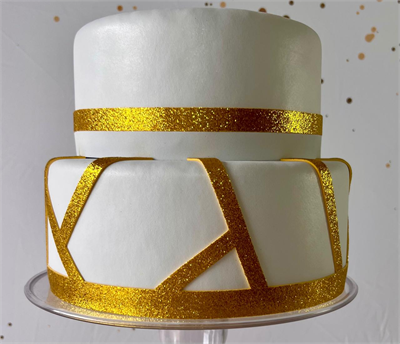 Glitter Branco e Dourado K2 para alugar em São Paulo/SP