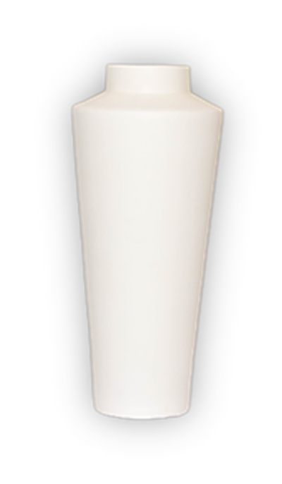 Vaso texturizado branco para alugar em Volta Redonda/RJ