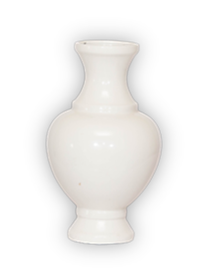 Vaso texturizado branco para alugar em Volta Redonda/RJ