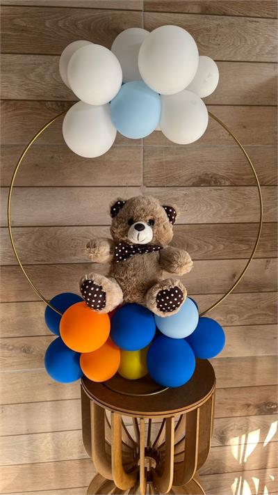 URSO DE PELÚCIA MARRON P 19cm para alugar em Ilhabela/SP