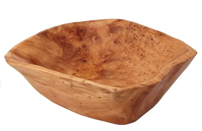 CENTRO DE MESA MADEIRA ESCULPIDA RETANGULAR IRREGULAR 65X5,4X20,50cm para alugar em Ilhabela/SP