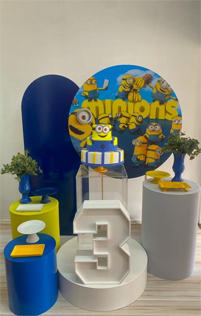 Decoração Minions para alugar em Campinas/SP