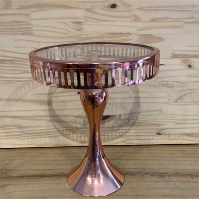 VASO EM VIDRO ROSE GOLD (12A X 4D) para alugar em São Bernardo do Campo/SP