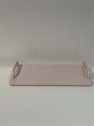 Bandeija rosa candy louça 20cm C x 22cm L x 5cm A para alugar em ARACAJU/SE