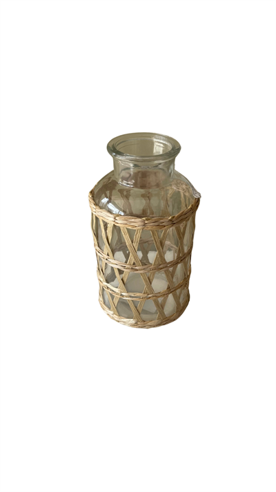 Vaso Cerâmica Amadeirado  16cm alt 10cm dian para alugar em ARACAJU/SE