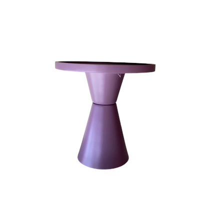 Boleira cogumelo lilás metálico P 16cm D x 14cm A para alugar em ARACAJU/SE