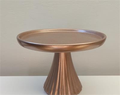 BANDEJA ROSE GOLD ESPELHO 30X22CM para alugar em MACAE/RJ