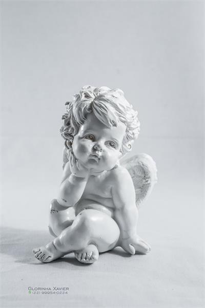  ANJO COM DIVINO 16 CM para alugar em MACAE/RJ