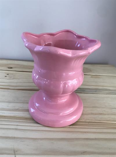 Vaso Cachepo Rosa Cerâmica  para alugar em Limeira/SP