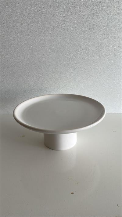 Boleira Branca Baixa 30cm diam x 13cm alt para alugar em ARACAJU/SE