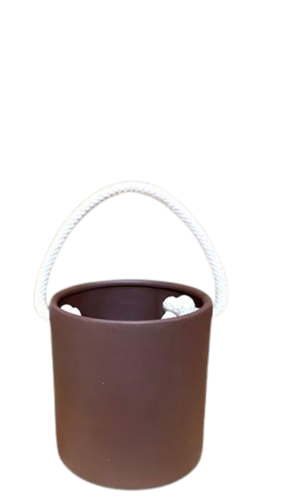 Bandeja tripé terracota G 16cm D x 16cm A para alugar em ARACAJU/SE