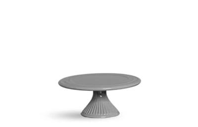 BANCO CINZA REDONDO P 15X12CM para alugar em MACAE/RJ