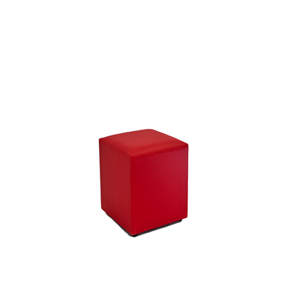 Puff Retangular Vermelho para alugar em São Paulo/SP