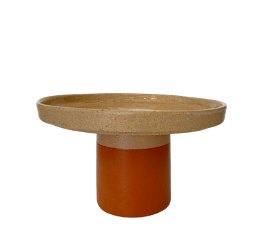 Boleira madeira com borda Terracota M 20cm D x 18cm A para alugar em ARACAJU/SE