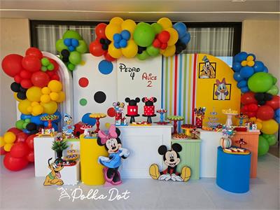 Decoração de festa tema Turma do Mickey