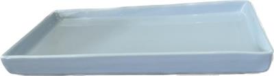 Bandeja Oval Branca 24cm comp x 12cm larg para alugar em ARACAJU/SE