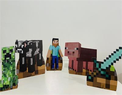 kit minecraft 1 (game) para alugar em São José dos Campos/SP