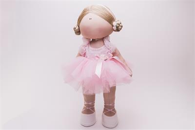 Bailarina Cab Castanho Tutu Rosa para alugar em Piracicaba/SP
