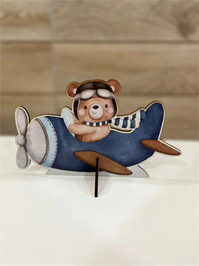 DISPLAY URSO AVIADOR 1 14cm para alugar em Ilhabela/SP